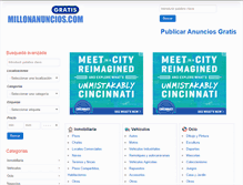 Tablet Screenshot of millonanuncios.com